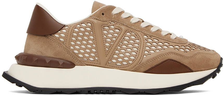 Valentino Garavani Brown Netrunner Sneakers - Picture 5