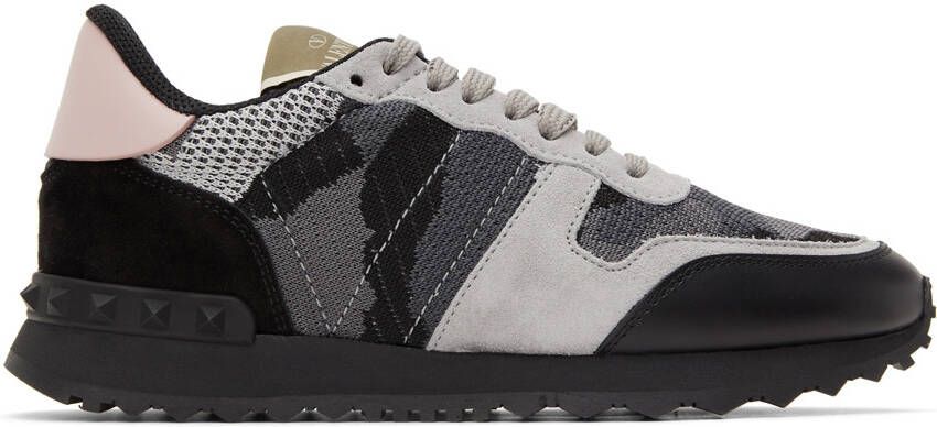 Valentino Garavani Camo Rockrunner Low Sneakers - Picture 5