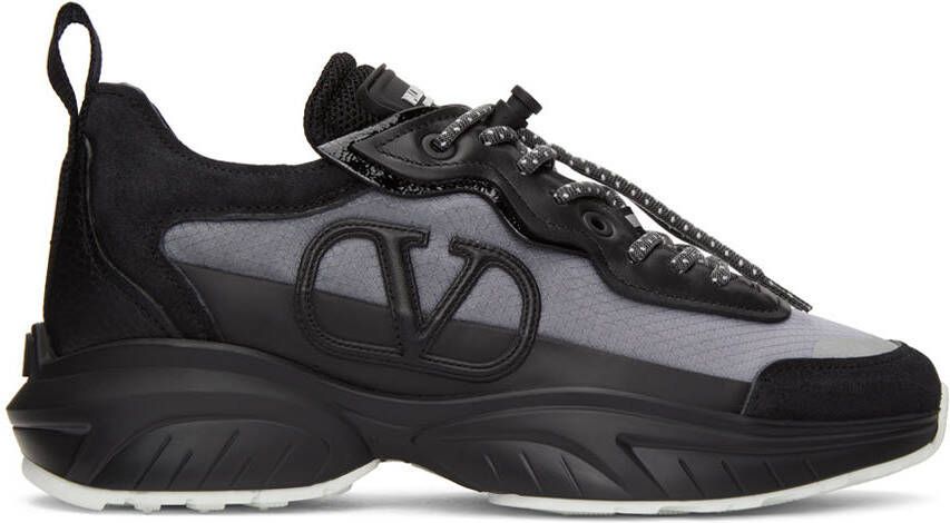Valentino Garavani Grey VLogo SHEGOES Sneakers - Picture 4