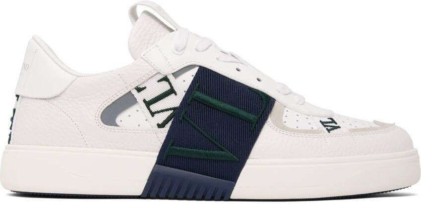 Valentino Garavani Off-White & Navy VL7N Sneakers - Picture 2