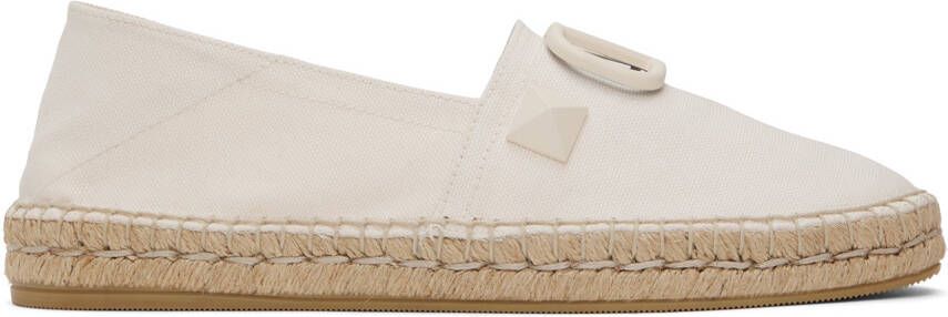 Valentino Garavani Off-White VLogo Espadrilles - Picture 5