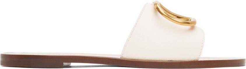 Valentino Garavani Off-White VLogo Sandals - Picture 5