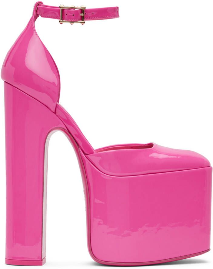 Valentino Garavani Pink Discobox Heels - Picture 3
