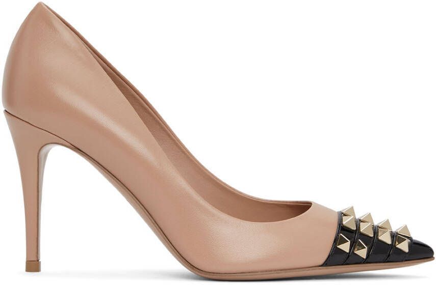 Valentino Garavani Pink Rockstud Alcove Heels - Picture 5