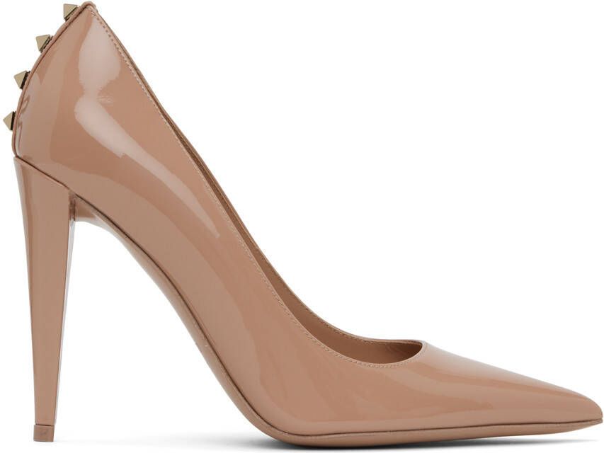 Valentino Garavani Pink Rockstud Heels - Picture 4