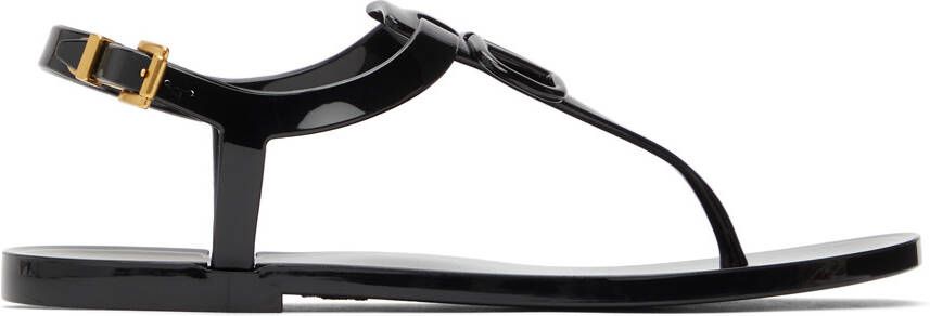 Valentino Garavani Rubber VLogo Flat Sandals - Picture 5