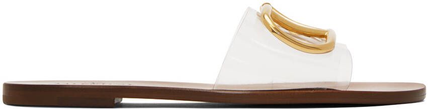 Valentino Garavani Transparent VLogo Slides - Picture 5
