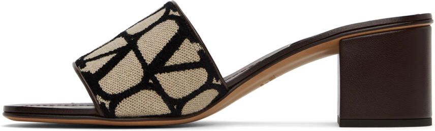 Valentino Garavani Beige Iconographe Heeled Sandals - Picture 3