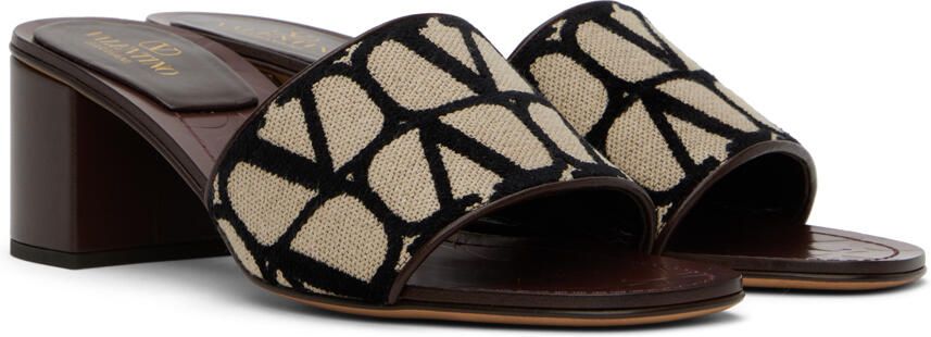 Valentino Garavani Beige Iconographe Heeled Sandals - Picture 2