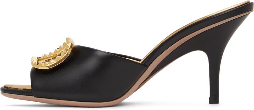 Valentino Garavani Black 85mm Alcove Heels - Picture 4