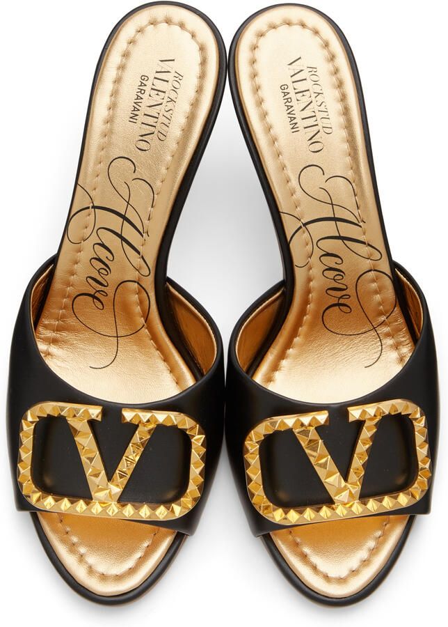 Valentino Garavani Black 85mm Alcove Heels