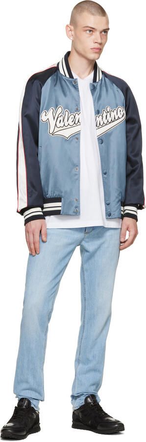 Valentino Garavani Black Camouflage Rockrunner Sneakers - Picture 4