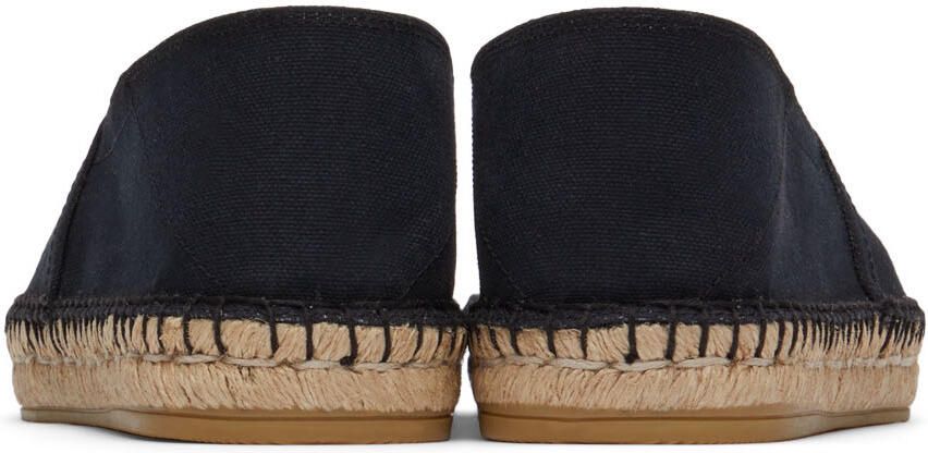 Valentino Garavani Black Canvas VLTN Espadrilles - Picture 2