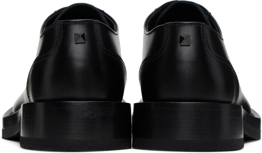 Valentino Garavani Black Essential Rockstud Derby