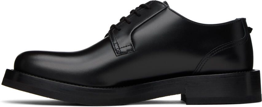 Valentino Garavani Black Essential Rockstud Derby - Picture 3