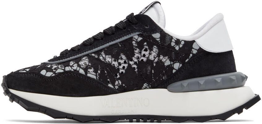 Valentino Garavani Black Lacerunner Sneakers - Picture 3