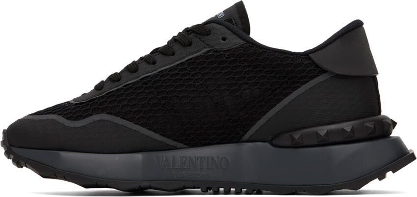 Valentino Garavani Black Netrunner Sneakers - Picture 3