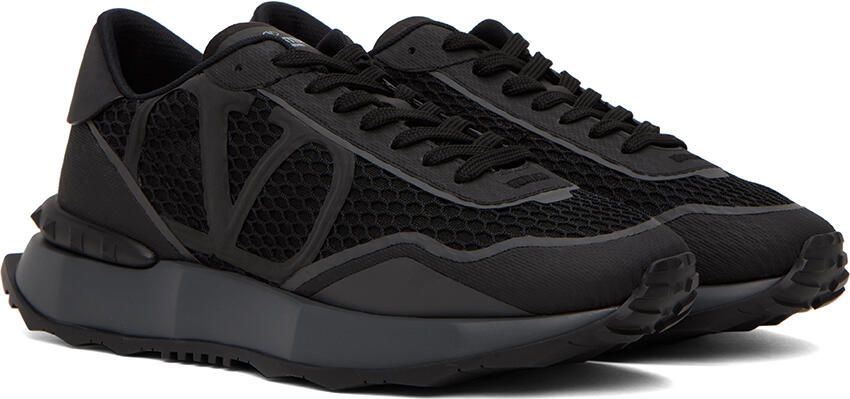 Valentino Garavani Black & White Netrunner Sneakers - Picture 3