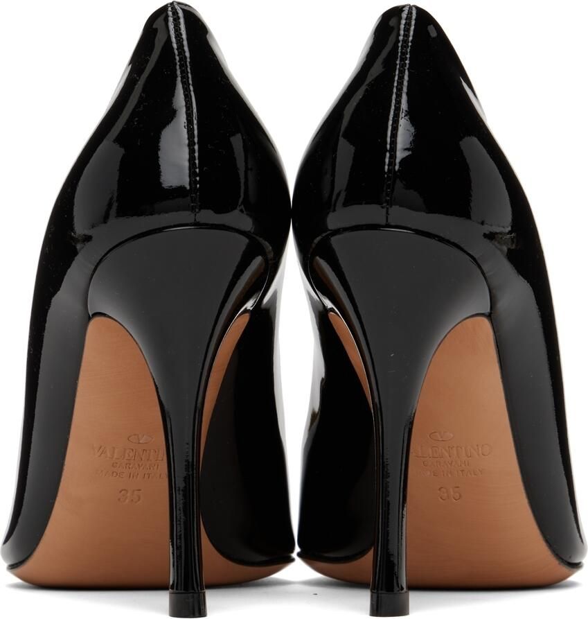 Valentino Garavani Black One Stud Heels