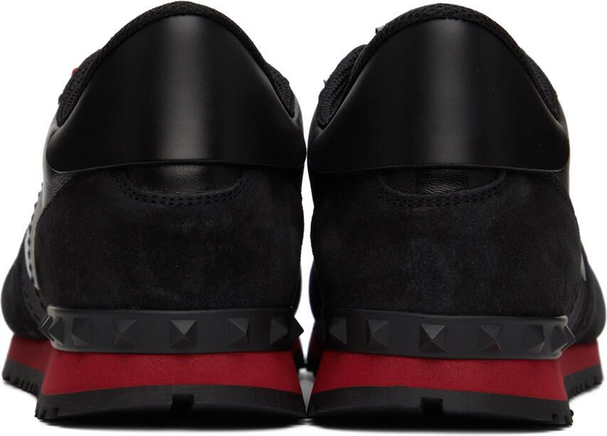 Valentino Garavani Black Rockrunner Sneakers