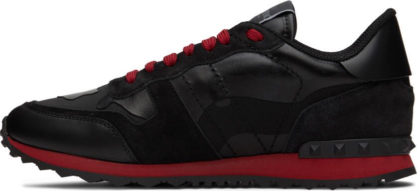 Valentino Garavani Black Rockrunner Sneakers - Picture 3