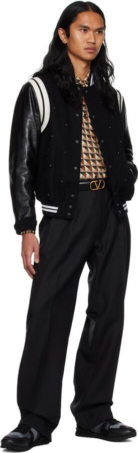 Valentino Garavani Black Rockrunner Sneakers - Picture 4