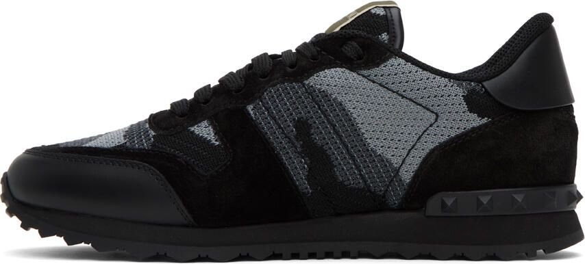 Valentino Garavani Black Rockrunner Sneakers - Picture 3