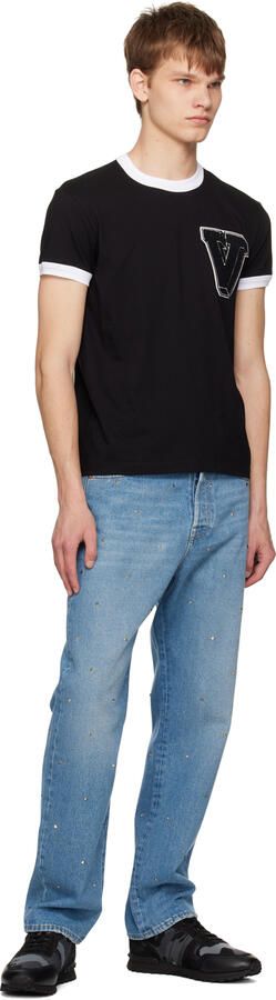 Valentino Garavani Black Rockrunner Sneakers - Picture 4