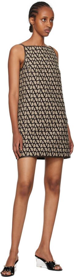 Valentino Garavani Black Rockstud Skin Heeled Sandals - Picture 4