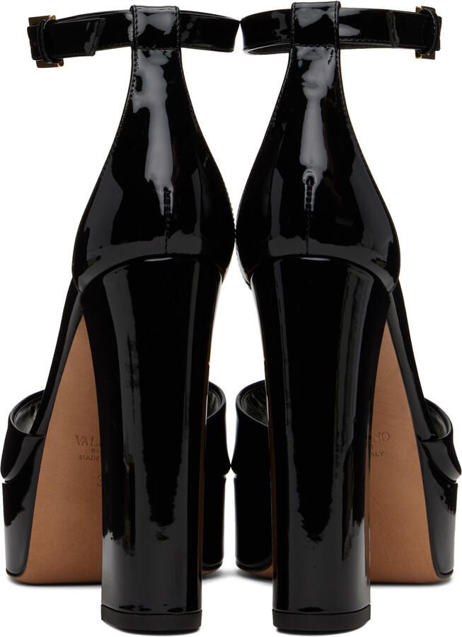 Valentino Garavani Black Stud 120 Heeled Sandals - Picture 3