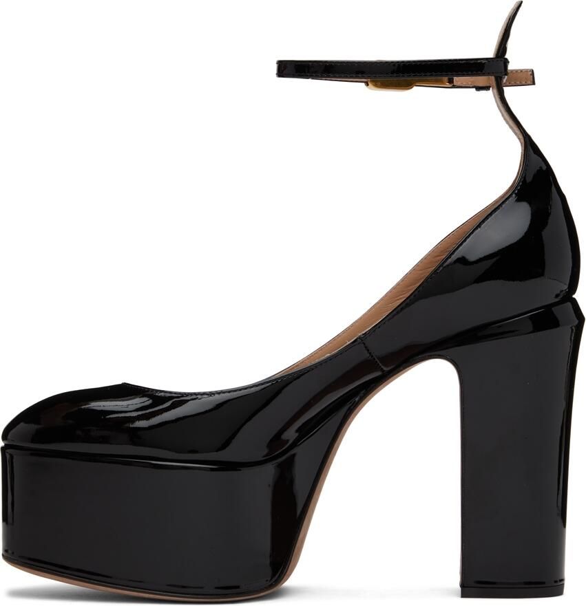 Valentino Garavani Black Tan-Go Heels