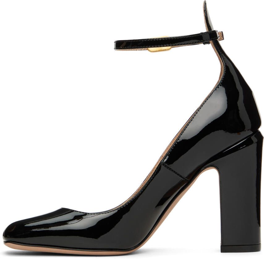 Valentino Garavani Black Tan-Go Heels - Picture 2