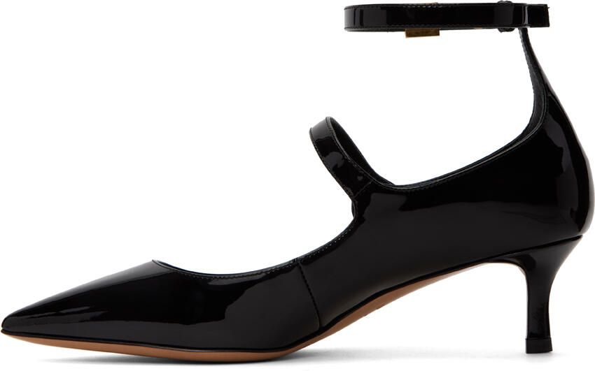 Valentino Garavani Black Tiptoe Heels - Picture 3