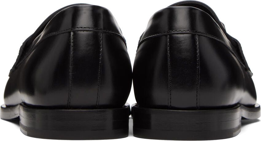 Valentino Garavani Black VLogo Chain Loafers