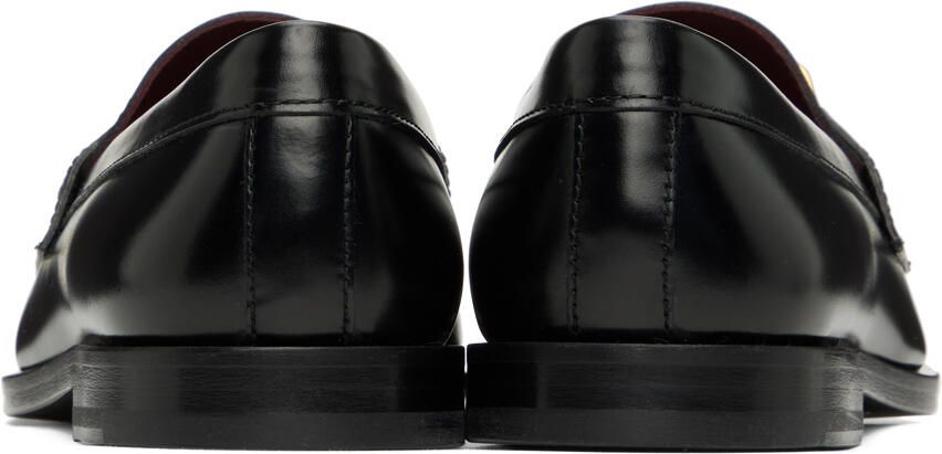 Valentino Garavani Black VLogo Chain Loafers - Picture 2