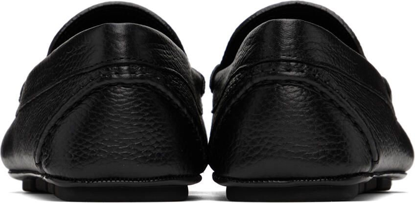 Valentino Garavani Black VLogo Driving Loafers