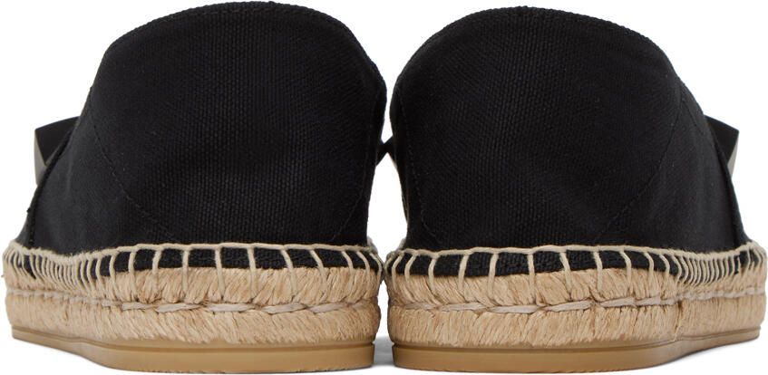 Valentino Garavani Black VLogo Espadrilles