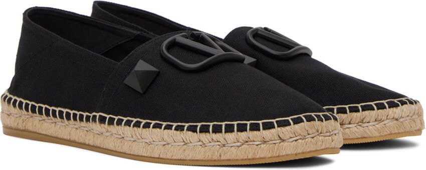 Valentino Garavani Black VLogo Espadrilles - Picture 2