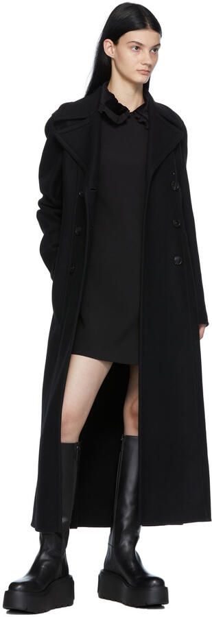 Valentino Garavani Black Vlogo Uniqueform Tall Boots - Picture 4