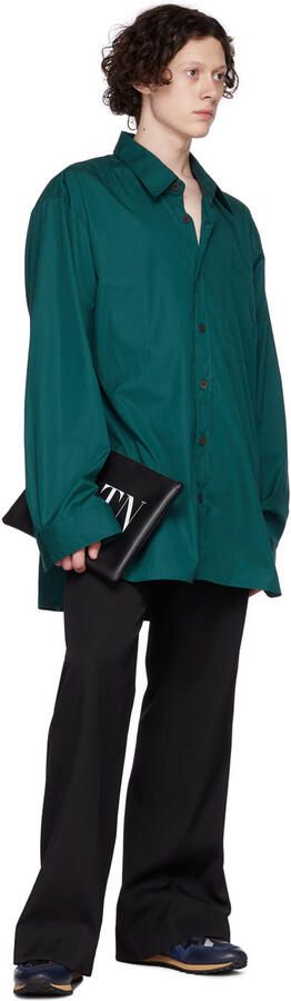 Valentino Garavani Blue & Gray Rockrunner Sneakers - Picture 4