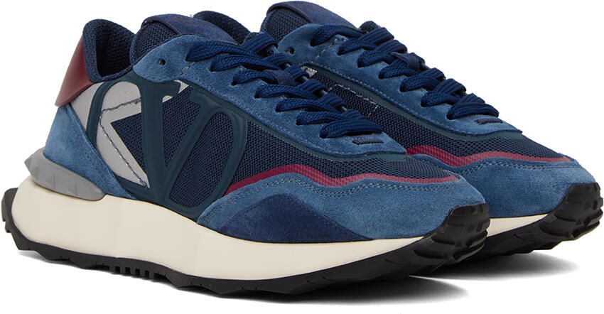 Valentino Garavani Blue Netrunner Sneakers - Picture 2