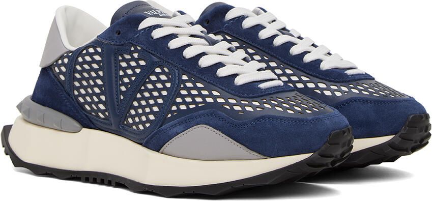 Valentino Garavani Blue Netrunner Sneakers - Picture 2