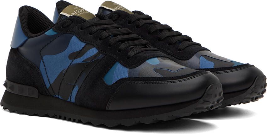 Valentino Garavani Blue Rockrunner Sneaker - Picture 2