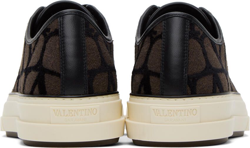 Valentino Garavani Brown Iconographe Totaloop Sneakers