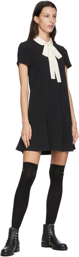 Valentino Garavani Grained Leather Rockstud Boots - Picture 4