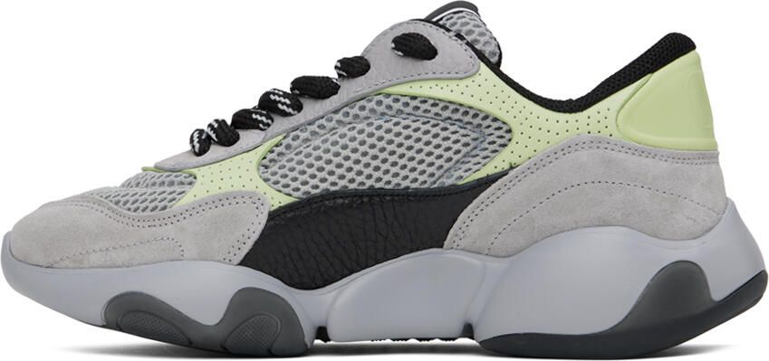 Valentino Garavani Gray Bubbleback Sneakers - Picture 3