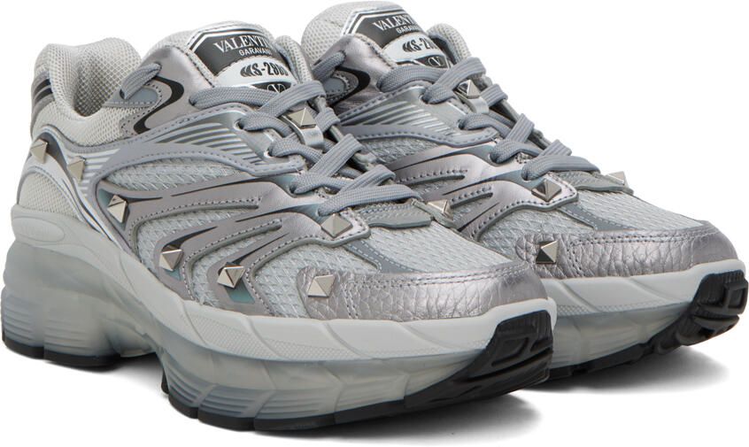 Valentino Garavani Gray MS-2960 Sneakers - Picture 2
