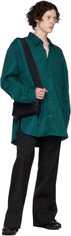 Valentino Garavani Green & Black Rockrunner Sneakers - Picture 4