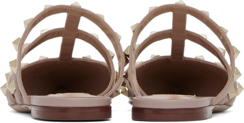 Valentino Garavani Green Rockstud Mules