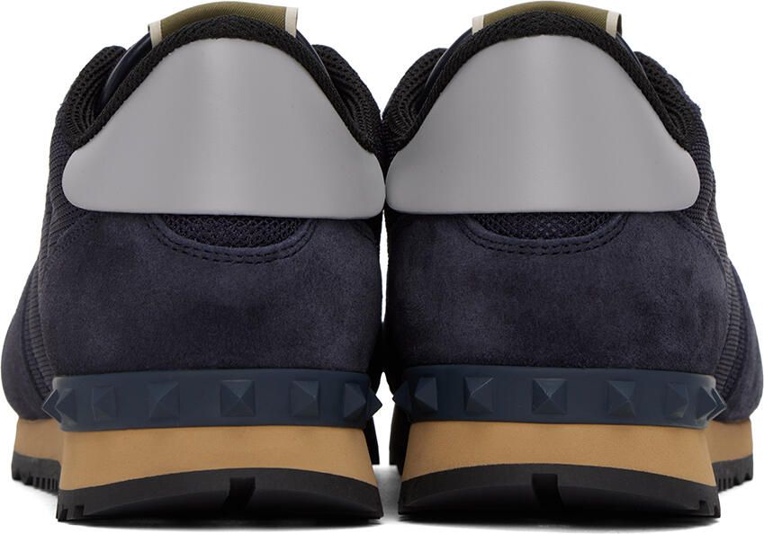 Valentino Garavani Navy Rockrunner Sneakers